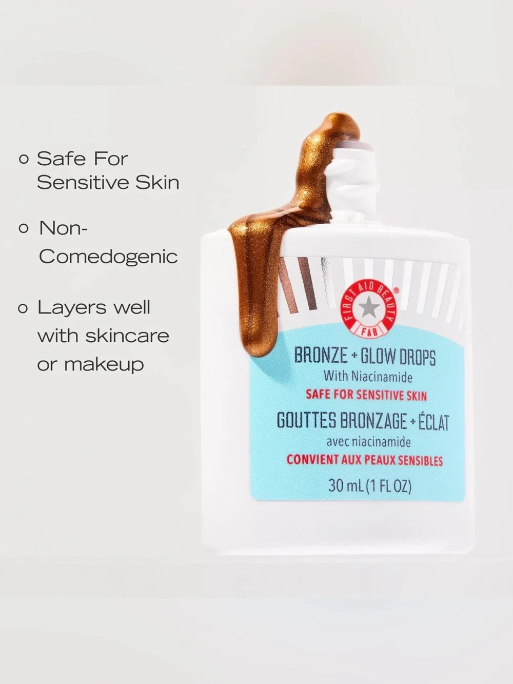 First Aid Beauty Bronze + Glow Drops with Niacinamide